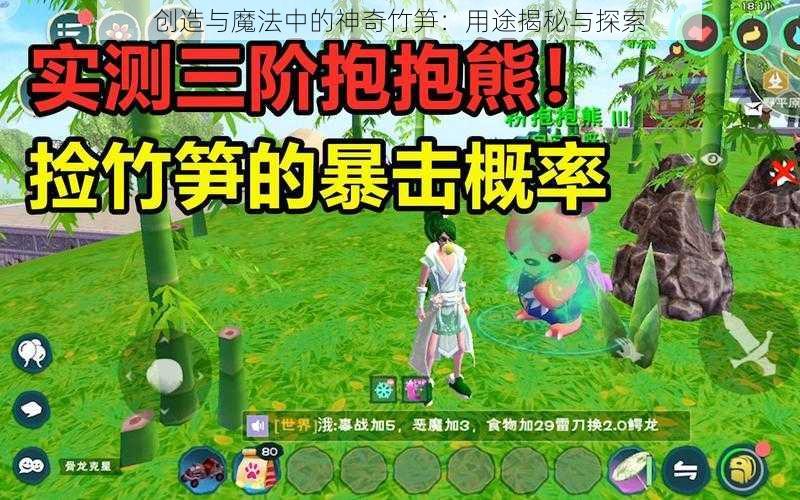 创造与魔法中的神奇竹笋：用途揭秘与探索